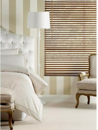 Spotlight 50% off 45mm Golden Oak Ready-To-Hang Timber Venetian Blinds offer