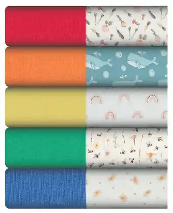 Spotlight Plain & Print Cotton Jersey by the Metre offer