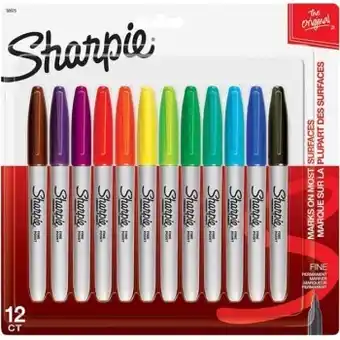BIG W Sharpie 12-pack fine point fashion assorted permanent marker offer
