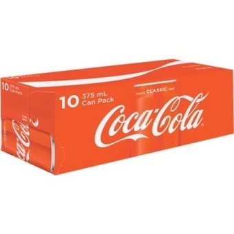IGA Coca-cola, sprite, fanta or mount franklin lightly sparkling 10x375ml selected varieties offer