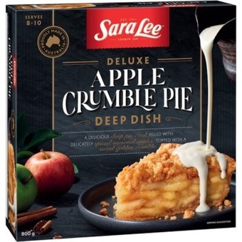 IGA Sara lee deluxe deep dish apple or apple crumble pie 800g offer