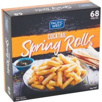 Coles Pacific west cocktail spring rolls 1kg offer
