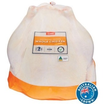 Coles Coles rspca approved whole chicken offer