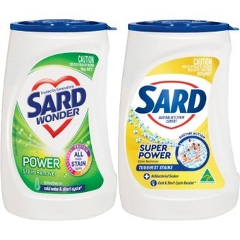 Coles Sard stain remover powder 900g-1kg offer