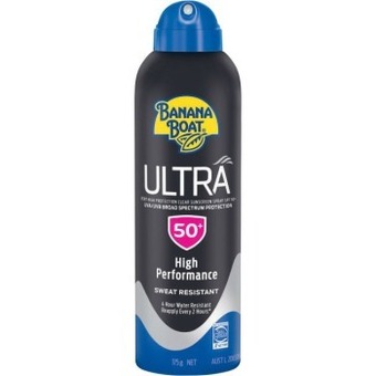 Coles Banana boat ultra sunscreen spray spf50+ 175g^ offer