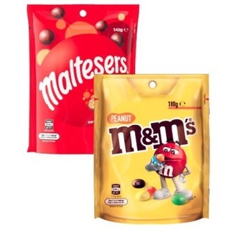 Coles Mars m&m's, maltesers or pods 120g-180g offer