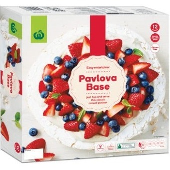 Woolworths Woolworths large pavlova base offer