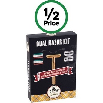 Woolworths Jack the barber multi razor system gold offer