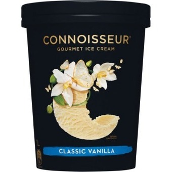 Woolworths Connoisseur ice cream 1 litre – from the freezer offer