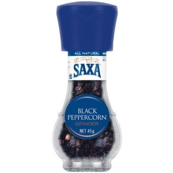 Saxa salt or pepper grinders 35-95g