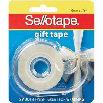 Sellotape gift tape dispenser 18mm x 25m