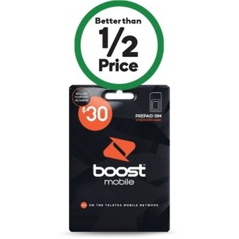 Woolworths Boost $30 sim~ offer
