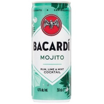Woolworths Bacardi mojito cans 4x250ml offer
