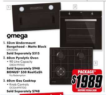 The Good Guys Omega - Cooking Appliance Package offer