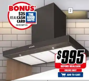 The Good Guys ILVE - 90cm T-Shape Canopy Rangehood - Matte Graphite - IVG48MG offer