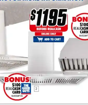 The Good Guys Emilia - 90cm Canopy Rangehood - EMHUSH90C offer