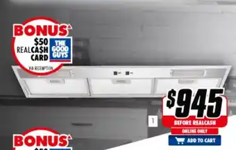 The Good Guys Schweigen - 90cm Undermount Rangehood - EV9UCQ-ST offer