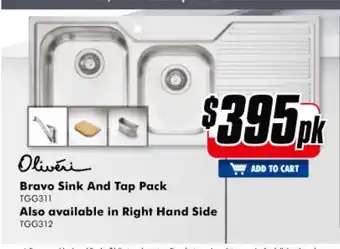 The Good Guys Oliveri - Bravo Sink And Top Pack - TGG311 offer