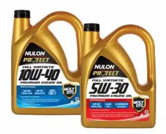 Nulon 10W40 Petrol Engine Oil or 5w30 Petrol Engine Oil 5L