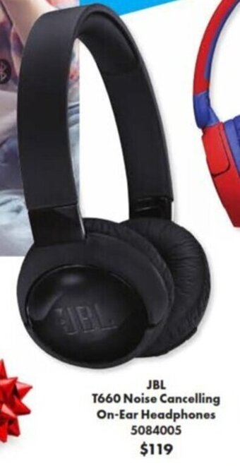 The Good Guys JBL T660 Noise Cancelling On-Ear Headphones offer
