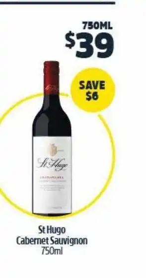BWS St hugo cabernet sauvignon offer