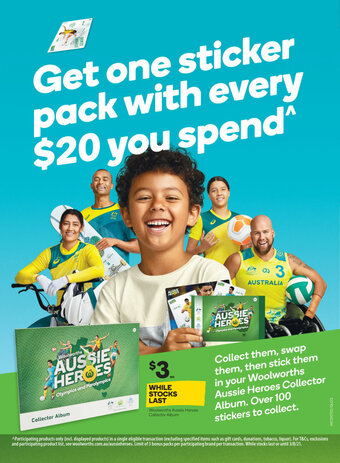 Woolworths Woolworths Aussie Heroes Collector Album offer