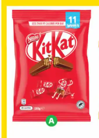 Woolworths Nestle Kit Kat Original Funpack 185g Pk 11 offer