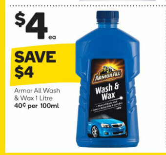 Woolworths Armor All Wash & Wax 1 Litre offer