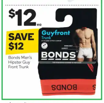 Woolworths Bonds Men's Hipster Guy Front Trunk offer