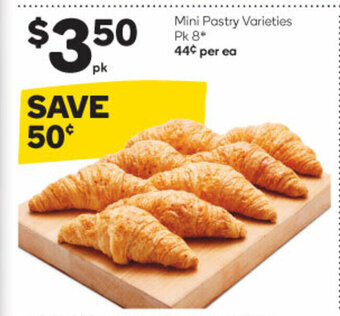 Woolworths Mini Pastry Varieties Pk 8 offer