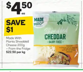 Made With Plants Shredded Cheese 200g