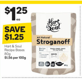 Woolworths Hart & Soul Recipe Bases 80g offer