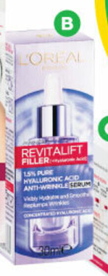 Woolworths L'Oreal Paris Revitalift Filler Serum 30ml offer