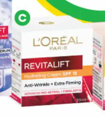 Woolworths L'Oreal Revitalift Day Cream SPF15 50ml offer
