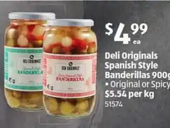 ALDI Deli originals spanish style banderillas original or spicy offer