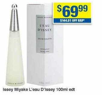 My Chemist Issey miyake l'eau d'issey 100ml edt offer