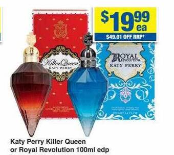 My Chemist Katy perry killer queen or royal revolution 100ml edp offer