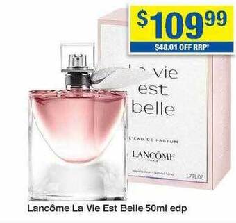 My Chemist Lancôme la vie est belle 50ml edp offer