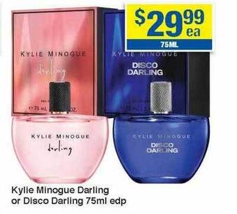 My Chemist Kylie minogue darling or disco darling 75ml edp offer