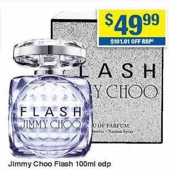 My Chemist Jimmy choo flash 100ml edp offer