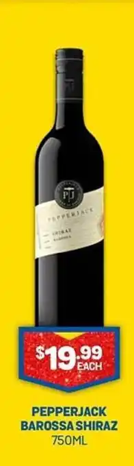 Bottlemart Pepperjack barosa shiraz offer