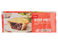Coles Coles Frozen Meat Pies 4 Pack 700g offer