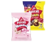 Foodworks Pascall or Cadbury Confectionery 160-350g offer