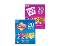 Foodworks Smith’s Variety Box Chips 20 Pack 375-395g offer