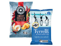 Coles Red Rock Deli Potato Chips 150g-165g or Tyrrell’s Crisps 165g offer