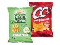 Coles Grain Waves 170g or CC’s Corn Chips 175g offer