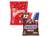 Coles Mars or Skittles Funsize 132g-216g offer