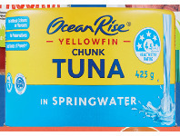 ALDI Ocean Rise Yellowfin Tuna Chunks 425g offer