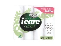 Foodworks Icare 100% Recycled Toilet Tissue 24 Pack offer