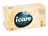 Foodworks Icare Aloe Vera Facial Tissues 140 Pack offer